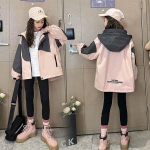 子供服 ウィンドブレーカー キッズ フード付き...の詳細画像1