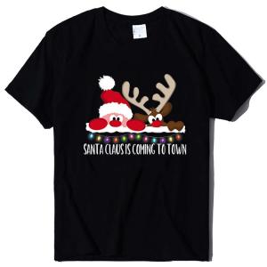 tシャツ クリスマス服 Tシャツ 四季兼用 メ...の詳細画像2