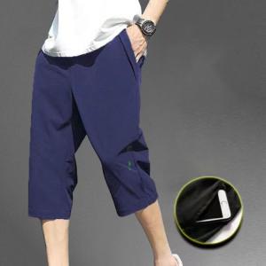 メンズ カジュアル パンツ ひざ下 50代 オ...の詳細画像3