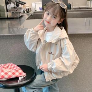 フード付き キッズ 長袖 ウインドブレーカー ...の詳細画像3