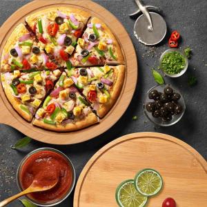 竹製プレート ランチトレー 無垢材 2点セット...の詳細画像2