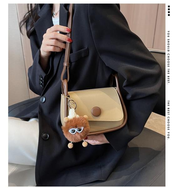 ショルダーバッグ シンプルバイカラ ミニショルダーバッグ セレモニー カジュアル 通勤 ビジネス