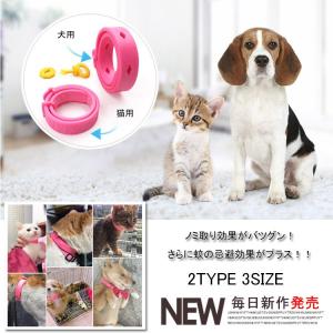 ノミとり＆蚊よけ首輪 ノミ取り 首輪 犬用 猫用 小型犬用