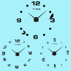 DIY ウォールクロック 壁に貼る時計 特大 ...の詳細画像1