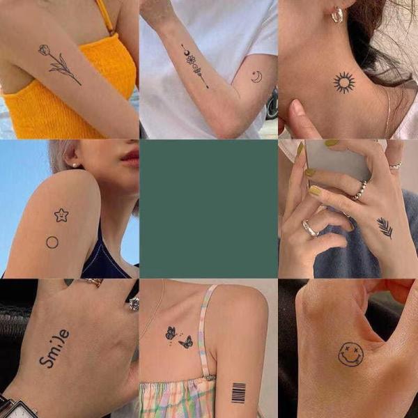 タトゥーシール 80個パターン 刺青シール 草本果汁 ボディシール ステッカー 足 胸 背中 肩 足...