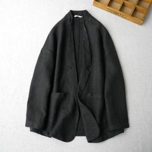 サマージャケット レディース リネンジャケット...の詳細画像3