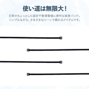 結束バンド 300mm 長い 耐候性 屋外 タ...の詳細画像2