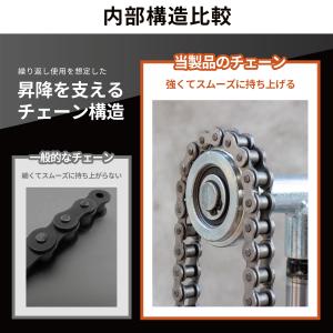 ハンドフォークリフト 400kg 最高位170...の詳細画像4