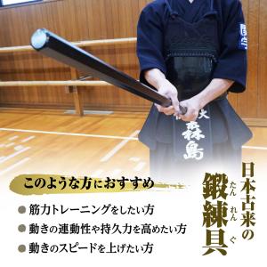 鍛錬棒 振り棒 三尺 90cm 5.4kg 素振刀 振棒 六角鉄棒 剣道 鉄刀