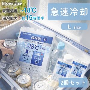 保冷剤 最強 長時間 強力 ハード 急速凍結 超低温 Lサイズ お買い得2個セット アウトドア キャンプ