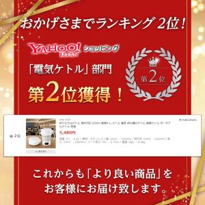 折りたたみケトル 海外対応 600ml 湯沸か...の詳細画像1