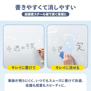 ホワイトボード 1200×900 脚付き 両面...の詳細画像5