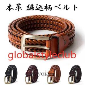 8 2連スタッズベルト メンズ レザーベルト ロック パンク : 8(eight