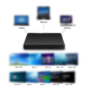 DVDドライブ 外付け USB2.0 ポータブ...の詳細画像2