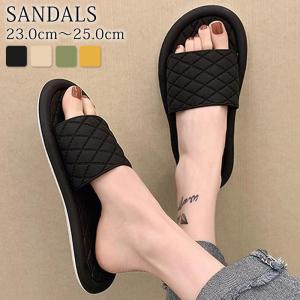 キルティング サンダル 靴 レディース メンズ ...の商品画像
