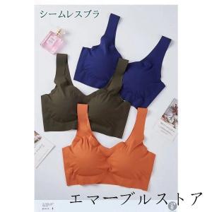 ブラジャー シームレス ナイトブラ ノンワイヤ...の詳細画像2