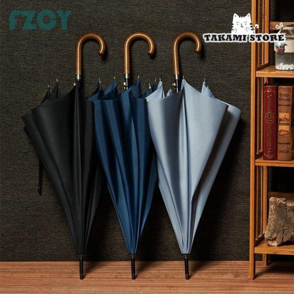 長傘 メンズ おしゃれ 雨傘 ワンタッチ 大きめ110cm 梅雨対策 紳士用 ビジネス傘 耐風 ワン...