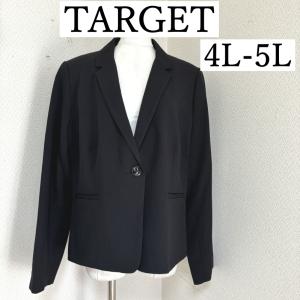 TARGET COLLECTION（ターゲットコレクション）　テーラードジャケット　ブラックフォーマル　黒　無地　20　5L｜tentoumusi-recycle