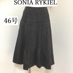 SONIA RYKIEL(ソニアリキエル) 　 スカート ひざ丈　ダーツ入り 　５L　46号 大きいサイズ 冬｜tentoumusi-recycle