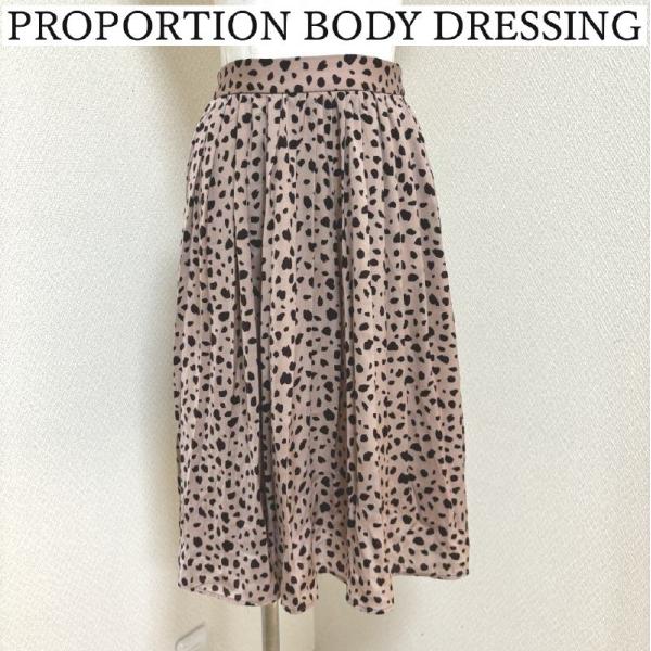PROPORTION BODY DRESSING(プロポーションボディドレッシング) ひざ丈 プリン...