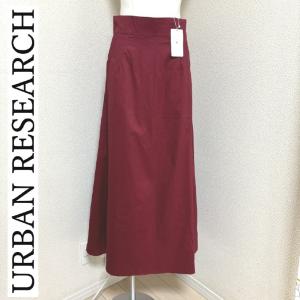 タグ付き URBAN RESEARCH（アーバンリサーチ） ロングスカート　コットンフレアスカート レッド Ｆ｜tentoumusi-recycle