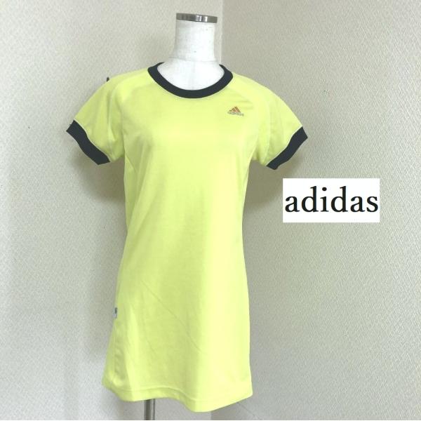 adidas レディース CLIMALITE UＶカット チュニック 半袖 Tシャツ ライトグリーン...