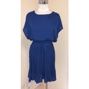 アクアガール フォーマルジョーゼットワンピース青s Con Imedia Net