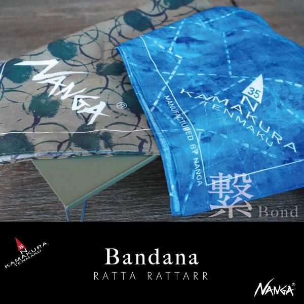 バンダナ 鎌倉天幕 NANGA RATTA RATTARR BANDANA ラッタラッタル バンダナ...