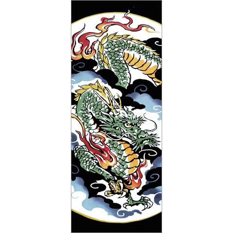 手ぬぐい おしゃれ かっこいい 四爪龍 綿100% 注染 クリスマス タオル ハンカチ ふきん ギフ...