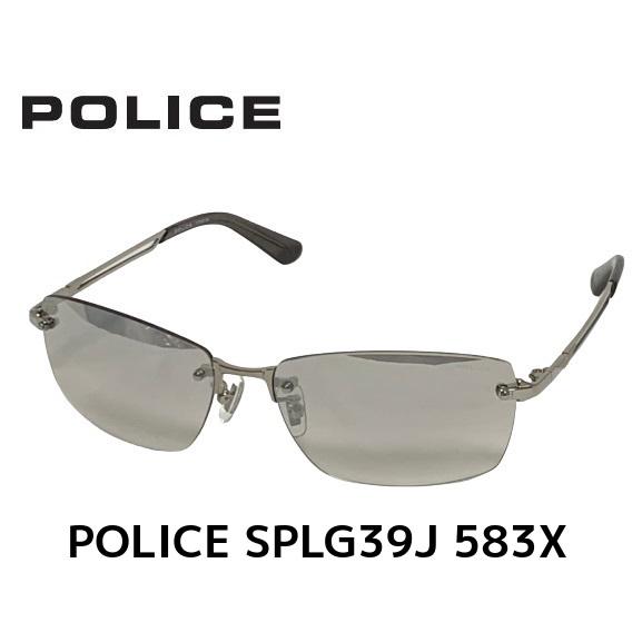 POLICE ポリス サングラス SPLG39J 583X 新作 チタンフレーム ミラーグラデーショ...