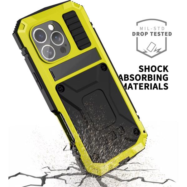 耐衝撃 iPhone 16 Pro Max ケース 最強級金属合金 スタンド機能 iPhone16p...