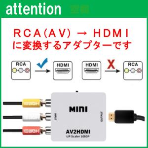 RCA to HDMI変換コンバーター AV ...の詳細画像5