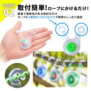 ロープ ライト LED テント タープ 電池交...の詳細画像3