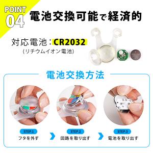 ロープ ライト LED テント タープ 電池交...の詳細画像5