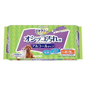 ユニ・チャーム　デオクリーン　オシッコ汚れ用おそうじウェットティッシュ　大判　25枚　犬猫　ペット用...