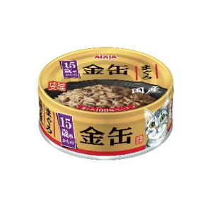 アイシア　金缶　15歳頃からのまぐろ　70g　猫　ウエット　缶　国産　【キャットフート　缶詰　ウェッ...