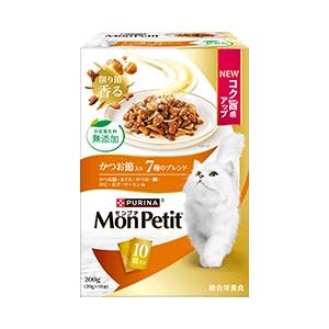 ネスレ　モンプチ　ボックスタイプ　かつお節入り7種のブレンド　200g(20g×10袋) 【キャット...