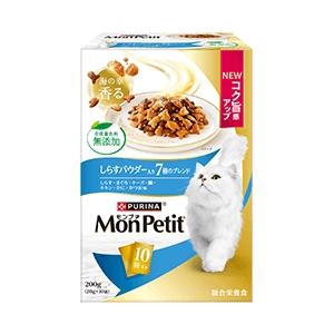 ネスレ　モンプチ　ボックスタイプ　しらすパウダー入り7種のブレンド　200g(20g×10袋) 【キ...