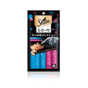 マース　 シーバ　とろ〜りメルティ　かつお味セレクション　12ｇ×4本　猫用　おやつ　キャットフード...