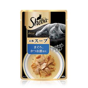 マース　 シーバ　アミューズ　お魚スープ　まぐろ、かつお節添え　40ｇ　猫用　ウエット　キャットフー...