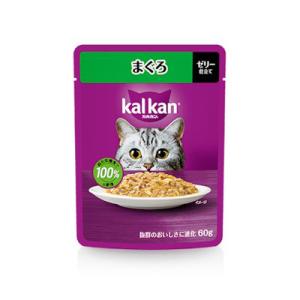 マース　 カルカンパウチ　まぐろ　６０ｇ　成猫(1〜7歳)　ゼリー仕立て　ウエット　キャットフード　...