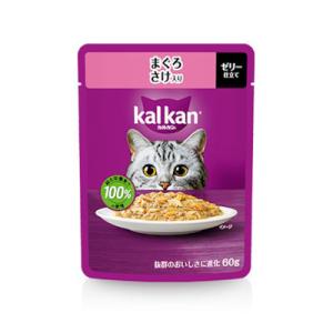 マース　 カルカンパウチ　まぐろ　さけ入り　６０ｇ　成猫(1〜7歳)　ゼリー仕立て　ウエット　キャッ...