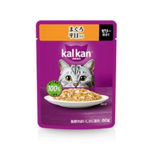 マース　 カルカンパウチ　まぐろ　平目入り　６０ｇ　成猫(1〜7歳)　ゼリー仕立て　ウエット　キャッ...