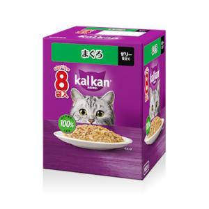 マース　 カルカンパウチ　まぐろ　６０ｇ×８P　成猫(1〜7歳)　ゼリー仕立て　ウエット　キャットフ...