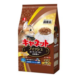 ペットライン　キャネットチップ　フィッシュ　２．７ｋｇ　国産　猫用　キャットフード　総合栄養食　全ラ...