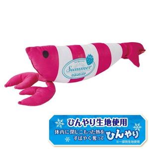 ペティオ 猫用おもちゃ ひんやりけりぐるみ エビ イチゴ 夏物 ひんやり生地 クール商材 お取り寄せ商品  移