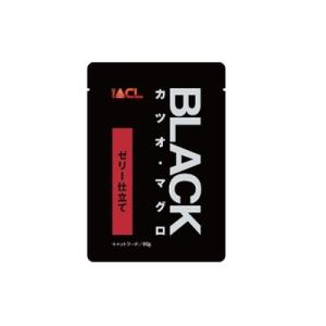 イトウ＆カンパニー　BLACK　カツオ・マグロゼリー仕立て８０ｇ【パウチ　キャットフード　ウェットフ...