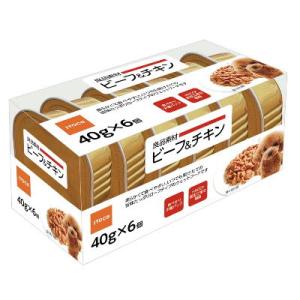 イトウ＆カンパニー　良品素材　ミニアルミトレイ　ビーフ＆チキン　40g×6個　犬用　アルミトレイ　ウ...