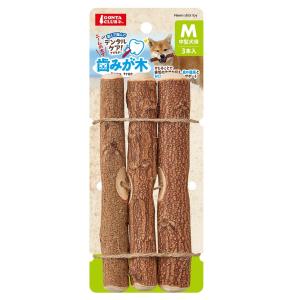 マルカン　歯みが木　M　3本入り　犬用　おもちゃ　デンタルトイ　中型犬用