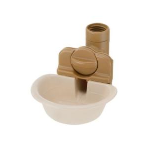 リッチェル　ドッグウォーターディッシュＳアイボリー　　【犬用・給水器・取り付け型】ごくごく飲めるお皿...
